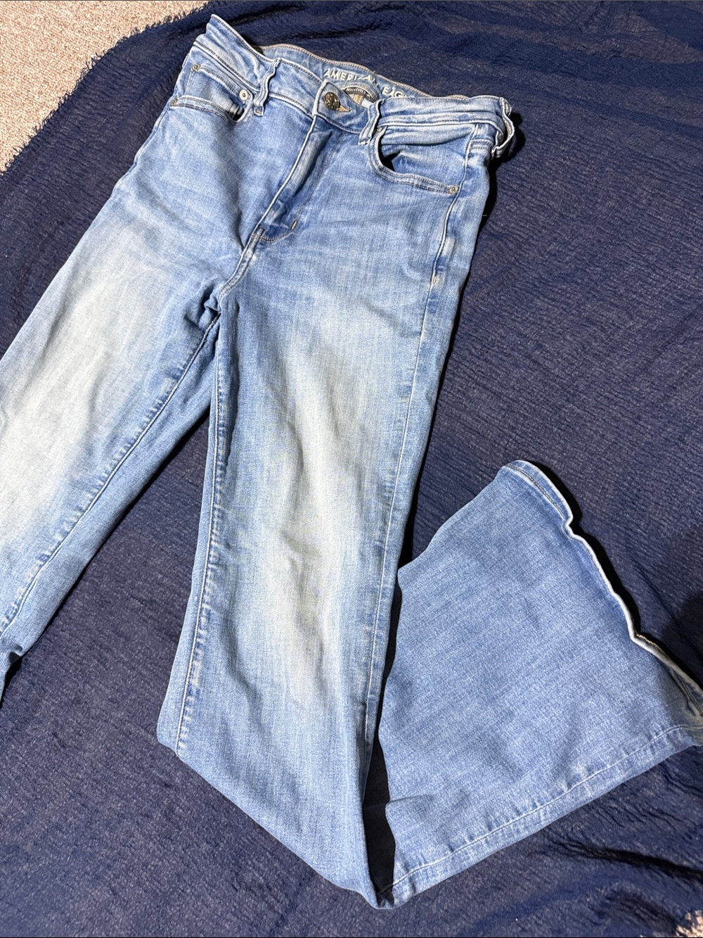 American Eagle Outfitters Light Blue Flare Jeans